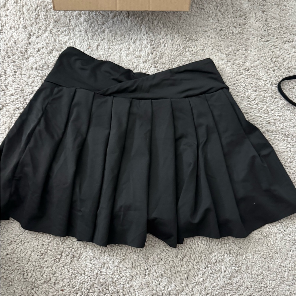 Black Tennis Skirt